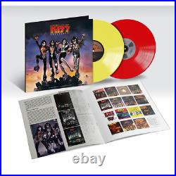 KISS Destroyer 45th Anniversary Deluxe 2-LP Ltd Ed 1 Red, 1 Yellow Brand New