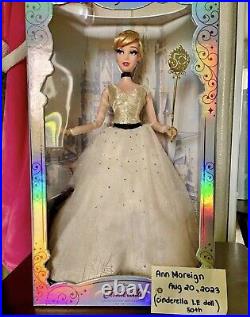 Limited Edition 17 Cinderella Doll Walt Disney World 50th Anniversary New