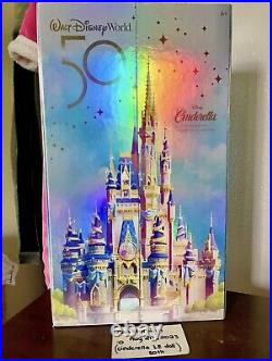 Limited Edition 17 Cinderella Doll Walt Disney World 50th Anniversary New