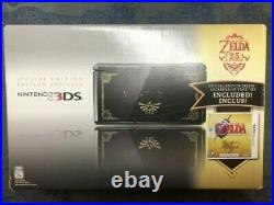 Limited Edition 25th Anniversary Black Zelda Edition Nintendo 3DS CIB