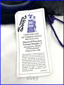 Limited Edition Disney Haunted Mansion 40th Anniversary Vintage Bangle Bracelets