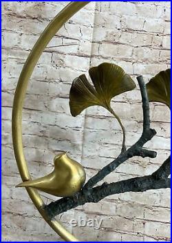 Limited Edition Hot Cast Two Love Bird Bronze Sculpture Anniversary Gift Statue