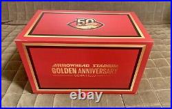 Limited Edition Kansas City Chiefs Arrowhead 50th Anniversary Gold Football