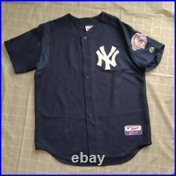 Limited Edition Majestic Yankees 100Th Anniversary Bp Jersey L