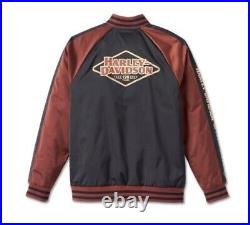 Limited Edition Men's Harley Davidson 120th Anniversary Souvenir Satin Jacket
