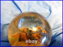 Limited Edition SECRETARIAT 25th Anniversary Kentucky Derby Snow Globe SIGNED