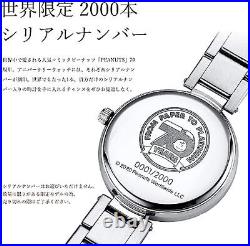 Limited Edition Snoopy Diamond Watch 70th Anniversary Blue Japan New