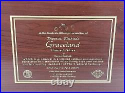Limited Edition Thomas Kinkade 50th Anniversary Graceland Stained Glass