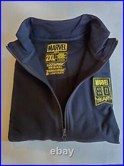 Loot Crate Limited Edition Marvel 80 Years Anniversary Jacket XXL