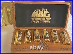 MAC Tools 1999 Limited Edition 24k Gold Plated Socket Set 60th Year Anniversary