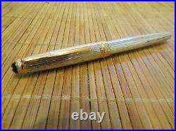 MONTBLANC 75th ANNIVERSARY LIMITED EDITION 144 STERLING SILVER FOUNTAIN PEN