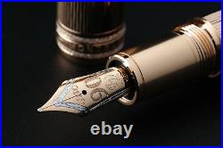 MONTBLANC 90TH ANNIVERSARY LIMITED EDITION FOUNTAIN PEN 18k Gold 90 DIAMONDS