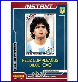 Maradona Anniversary Limited Edition Panini Instant Argentina