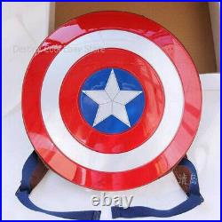 Marvel 75th Anniversary Captain America Shield Backpack Large Size Bag Gift Cool