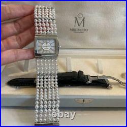Mikimoto 150th anniversary limited edition Wristwatch F/S From Japan