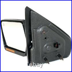 Mirror For 2007-2008 Ford F-150 Power Folding With Puddle Light Paintable Left