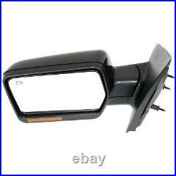Mirror For 2007-2008 Ford F-150 Power Folding With Puddle Light Paintable Left