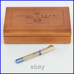 Montegrappa 50Th Anniversary Israel Limited Edition Fountain Pen In Box Mint