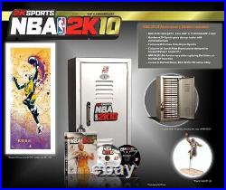NBA 2K 10 Limited Edition Anniversary Kobe Bryant Locker + 2K Game Lot