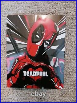 NEW Deadpool 2-Year Anniversary 4K Blu-Ray Steelbook With Tattoos Decals Patches