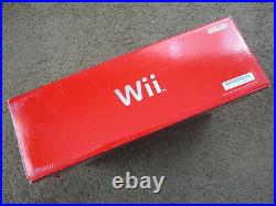 NEW Nintendo Wii Super Mario Limited Edition Red Console System 25th Anniversary
