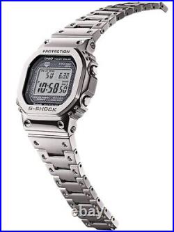 New Casio G-Shock Full Metal Silver 35th Anniversary LTD Watch GMWB5000D-1