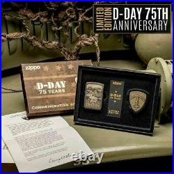 New ZIPPO Lighter D-Day Normandy 75th Anniversary 75 Years Limited Edition
