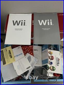 Nintendo Wii 25th Anniversary Boxed Red Limited Edition Console PAL (No Games)