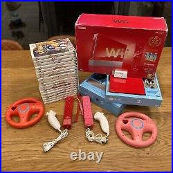 Nintendo Wii 25th Anniversary Boxed Red Limited Edition mario sonic motion plus