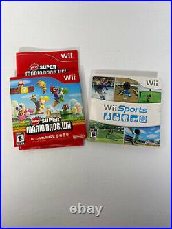 Nintendo Wii 25th Anniversary Limited Edition With Box & Games Tested & Works