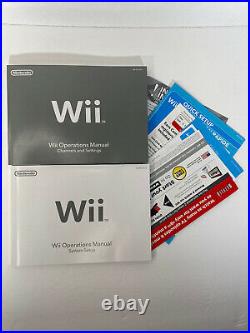 Nintendo Wii 25th Anniversary Limited Edition With Box & Games Tested & Works