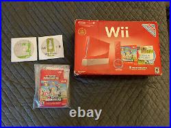 Nintendo Wii Limited Edition Red Console-25th Anniversary Lot