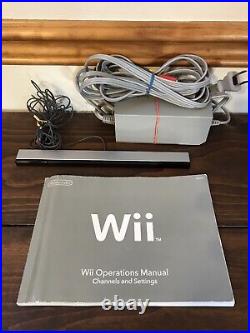 Nintendo Wii Red Mario 25th Anniversary Limited Edition- With 4 Games READ