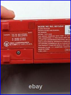 Nintendo Wii Super Mario Bros 25th Anniversary Limited Edition Red Console CIB