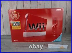 Nintendo Wii Super Mario Bros 25th Anniversary Limited Edition Red Console Japan