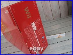 Nintendo Wii Super Mario Bros 25th Anniversary Limited Edition Red Console Japan