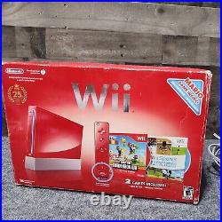 Nintendo Wii Super Mario Bros 25th Anniversary Limited Edition Video Game System