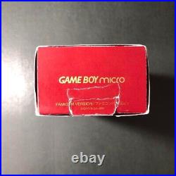 Nintendo gameboy micro Mario 20th Anniversary limited edition Rare Software inc