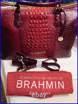 Nwt Brahmin 40th Anniversary Limited Edition Duxbury Weekender Free Ship