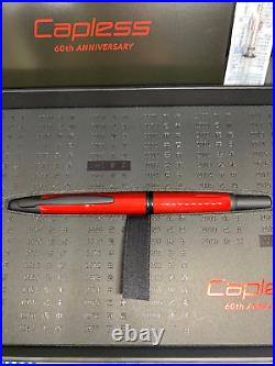 PILOT Capless 60th Red Anniversary Limited Edition 2023 Fine Nib 18K Boxed New