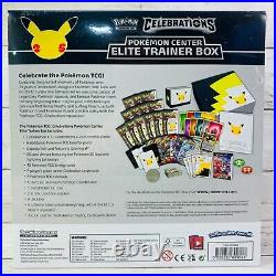Pokemon 25th Anniversary Celebrations Elite Trainer Box Pokemon Center Exclusive