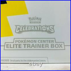 Pokemon 25th Anniversary Celebrations Elite Trainer Box Pokemon Center Exclusive