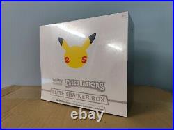 Pokémon Celebrations 25th Anniversary Elite Trainer Box IN HAND ONE DAY SHIP
