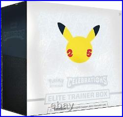 Pokemon Celebrations Elite Trainer Box 25th Anniversary Brand New & Sealed