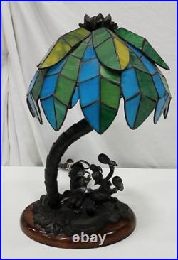 RARE Limited Edition Donald Duck 70th Anniversary Stained Glass Lamp