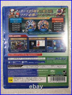 Rockman X Anniversary Collection 1+2 E-capcom Canvas Limited Edition Ps4 Japan N