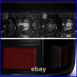 SINISTER BLACK 2004-2008 Ford F150 PickUp Smoke LED SMD Rear Tail Lights Brake