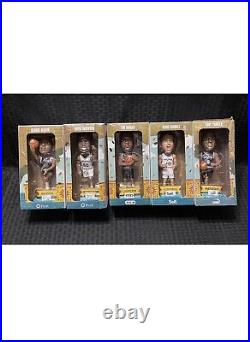 San Antonio Spurs 50th Anniversary Limited Edition Bobblehead Complete Set of 5