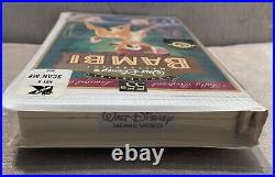 Sealed Disney Limited Edition Vhs Bambi 55th Anniversary Masterpiece Tape New