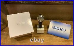 Seiko Ladies Watch Limited Edition 50th Anniversary Black Stainless Steel SRKZ49